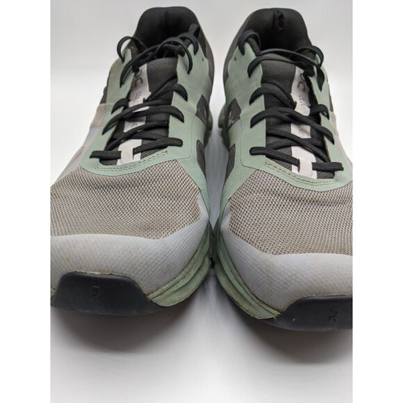On Men's Cloudrunner Sneakers, Alloy/Moss, 10.5 Medium US - Picture 4 of 15